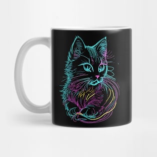 Neon Cat Mug